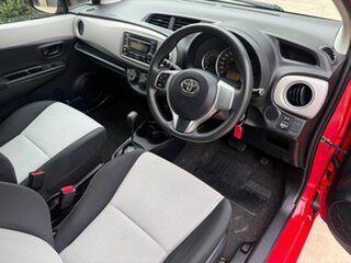 2013 Toyota Yaris NCP130R YR Red 4 Speed Automatic Hatchback