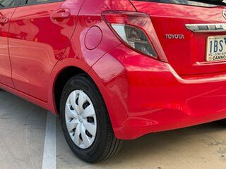 2014 Toyota Yaris NCP130R YR Red 4 Speed Automatic Hatchback