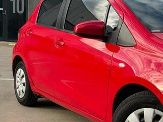 2014 Toyota Yaris NCP130R YR Red 4 Speed Automatic Hatchback