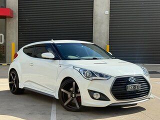 2016 Hyundai Veloster FS4 Series II SR Coupe D-CT Turbo White 7 Speed Sports Automatic Dual Clutch.
