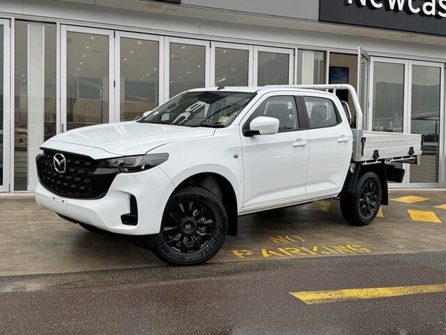 New Mazda BT-50 TFS40J XT Hamilton, 2026 Mazda BT-50 TFS40J XT Ice White 6 Speed Sports Automatic Cab Chassis