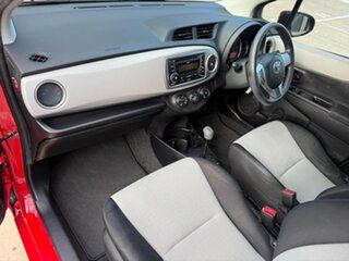 2014 Toyota Yaris NCP130R YR Red 4 Speed Automatic Hatchback