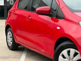 2013 Toyota Yaris NCP130R YR Red 4 Speed Automatic Hatchback