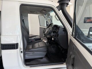 2018 Toyota Landcruiser VDJ79R Workmate White 5 Speed Manual Cab Chassis