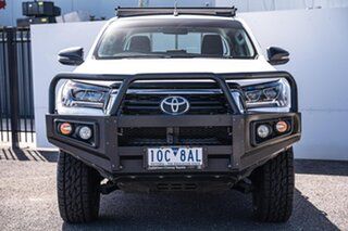 2018 Toyota Hilux GUN126R SR Double Cab White 6 Speed Sports Automatic Utility