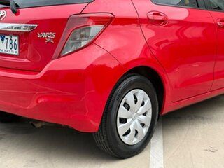 2013 Toyota Yaris NCP130R YR Red 4 Speed Automatic Hatchback
