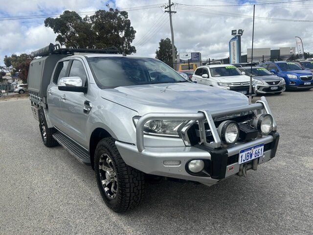 Used Ford Ranger PX MkII MY17 XL 3.2 (4x4) Wangara, 2017 Ford Ranger PX MkII MY17 XL 3.2 (4x4) Silver 6 Speed Automatic Crew Cab Utility