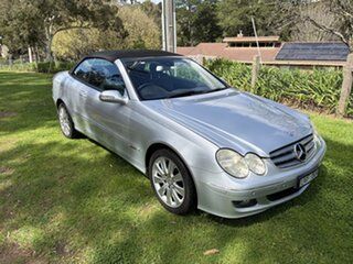 2007 Mercedes-Benz CLK350 Silver Automatic Convertible.
