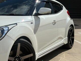 2016 Hyundai Veloster FS4 Series II SR Coupe D-CT Turbo White 7 Speed Sports Automatic Dual Clutch