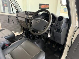 2018 Toyota Landcruiser VDJ79R Workmate White 5 Speed Manual Cab Chassis