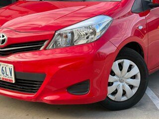2014 Toyota Yaris NCP130R YR Red 4 Speed Automatic Hatchback