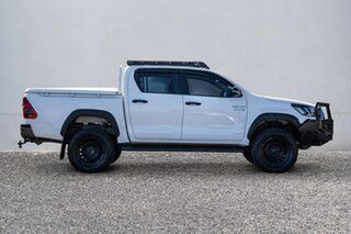 2018 Toyota Hilux GUN126R SR Double Cab White 6 Speed Sports Automatic Utility.