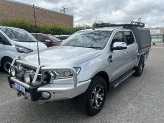 2017 Ford Ranger PX MkII MY17 XL 3.2 (4x4) Silver 6 Speed Automatic Crew Cab Utility.