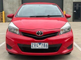 2013 Toyota Yaris NCP130R YR Red 4 Speed Automatic Hatchback.