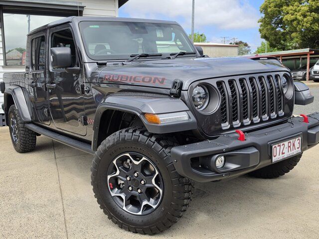 Used Jeep Gladiator JT MY23 Rubicon Pick-up Rock-Trac Toowoomba, 2023 Jeep Gladiator JT MY23 Rubicon Pick-up Rock-Trac Grey 8 Speed Automatic Utility