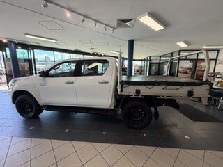 2016 Toyota Hilux GUN126R SR Double Cab White 6 Speed Sports Automatic Cab Chassis