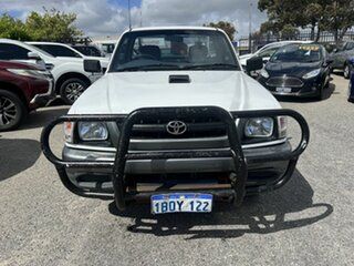 2003 Toyota Hilux LN147R White 5 Speed Manual Cab Chassis.