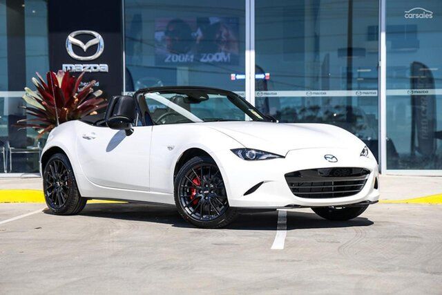 New Mazda MX-5 ND G20 GT SKYACTIV-MT RS Kirrawee, 2026 Mazda MX-5 ND G20 GT SKYACTIV-MT RS Snowflake White Pearl 6 Speed Manual Roadster