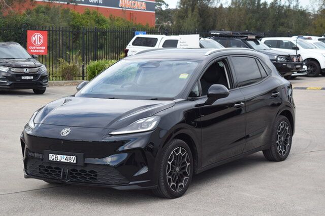 Demo MG MG4 EV Urban AH4E MY26 Essence 43 Maitland, 2026 MG MG4 EV Urban AH4E MY26 Essence 43 Pearl Black 1 Speed Reduction Gear Hatchback