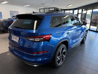 2023 Skoda Kodiaq NS MY24 RS DSG Blue 7 Speed Sports Automatic Dual Clutch Wagon.