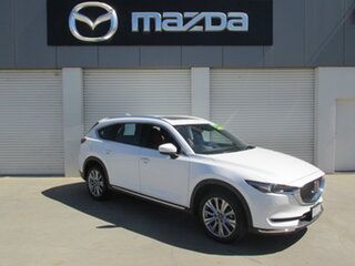 2022 Mazda CX-8 KG4W2A Asaki SKYACTIV-Drive i-ACTIV AWD White 6 Speed Sports Automatic Wagon.
