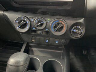 2016 Toyota Hilux GUN126R SR Double Cab White 6 Speed Sports Automatic Cab Chassis