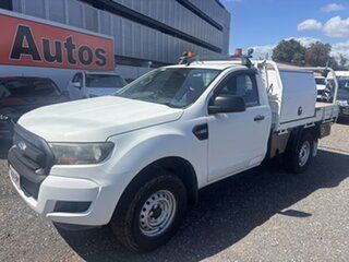 2016 Ford Ranger PX MkII XL 2.2 Hi-Rider (4x2) White 6 Speed Automatic Cab Chassis