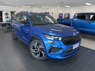 2023 Skoda Kodiaq NS MY24 RS DSG Blue 7 Speed Sports Automatic Dual Clutch Wagon.