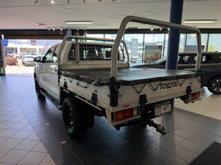 2016 Toyota Hilux GUN126R SR Double Cab White 6 Speed Sports Automatic Cab Chassis