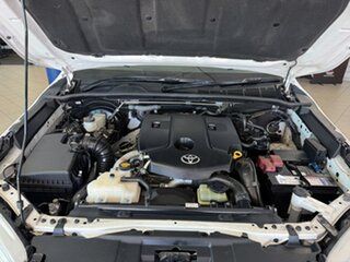 2016 Toyota Hilux GUN126R SR Double Cab White 6 Speed Sports Automatic Cab Chassis