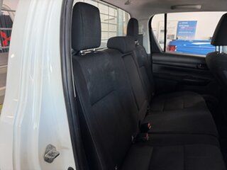 2016 Toyota Hilux GUN126R SR Double Cab White 6 Speed Sports Automatic Cab Chassis