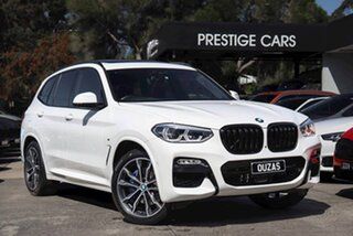2018 BMW X3 G01 xDrive30d Steptronic White 8 Speed Automatic Wagon.