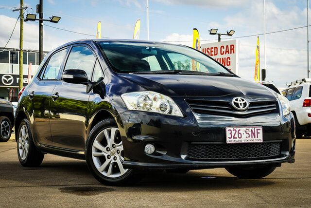 Used Toyota Corolla ZRE152R MY11 Ascent Sport Bundamba, 2012 Toyota Corolla ZRE152R MY11 Ascent Sport Black 4 Speed Automatic Hatchback