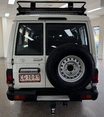 2018 Toyota Landcruiser VDJ78R Workmate Troopcarrier White 5 Speed Manual Wagon
