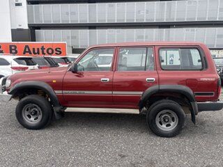 1992 Toyota Landcruiser GXL (4x4) Burgundy 5 Speed Manual 4x4 Wagon