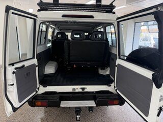 2018 Toyota Landcruiser VDJ78R Workmate Troopcarrier White 5 Speed Manual Wagon