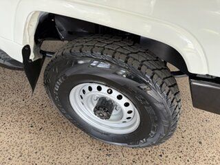 2018 Toyota Landcruiser VDJ78R Workmate Troopcarrier White 5 Speed Manual Wagon