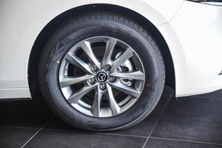 2026 Mazda 3 BP2S7A G20 SKYACTIV-Drive Pure Snowflake White Pearl 6 Speed Sports Automatic Sedan