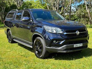 2020 Ssangyong Musso Q201 MY20.5 Ultimate Crew Cab XLV Blue 6 Speed Sports Automatic Utility.