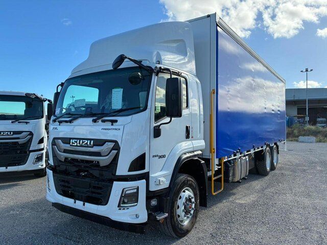 New Isuzu F Series Keysborough, 2026 Isuzu F Series FVL 260-300 Freightpack White Curtain Sider