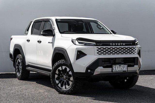 Used Toyota Hilux GUN227R SR5 Double Cab 48V Keysborough, 2026 Toyota Hilux GUN227R SR5 Double Cab 48V White 6 Speed Sports Automatic Utility