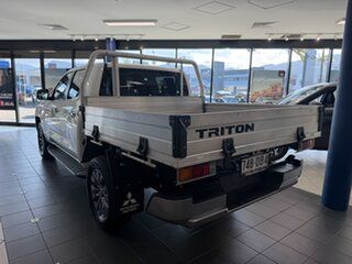 2025 Mitsubishi Triton MV MY25 GLS Double Cab 4x4 White 6 Speed Sports Automatic Cab Chassis