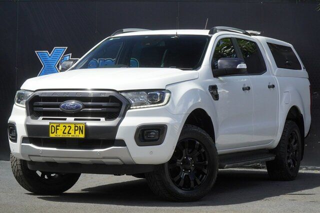 Used Ford Ranger PX MkIII Wildtrak Campbelltown, 2020 Ford Ranger PX MkIII Wildtrak White 10 Speed Sports Automatic Utility