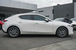 2026 Mazda 3 BP2H7A G20 SKYACTIV-Drive Pure Snowflake White Pearl 6 Speed Sports Automatic Hatchback