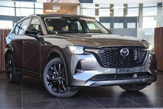 2025 Mazda CX-60 KH0HE D50e Skyactiv-Drive i-ACTIV AWD GT Machine Grey 8 Speed.
