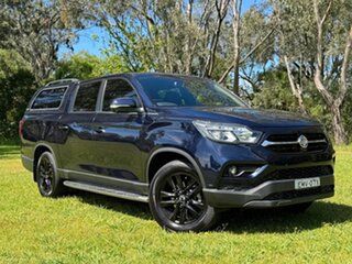 2020 Ssangyong Musso Q201 MY20.5 Ultimate Crew Cab XLV Blue 6 Speed Sports Automatic Utility.