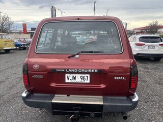 1992 Toyota Landcruiser GXL (4x4) Burgundy 5 Speed Manual 4x4 Wagon