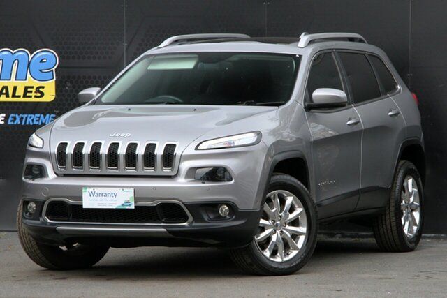 Used Jeep Cherokee KL Limited Campbelltown, 2014 Jeep Cherokee KL Limited Grey 9 Speed Sports Automatic Wagon