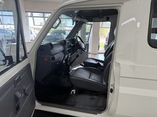 2018 Toyota Landcruiser VDJ78R Workmate Troopcarrier White 5 Speed Manual Wagon