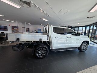2025 Mitsubishi Triton MV MY25 GLS Double Cab 4x4 White 6 Speed Sports Automatic Cab Chassis.